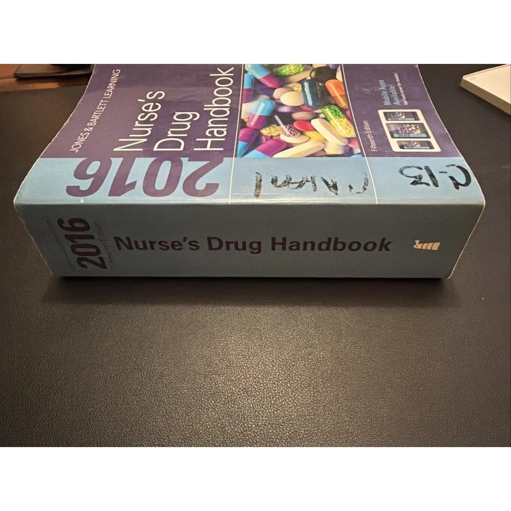 2016 Nurse's Drug Handbook by Jones & Bartlett Learning (2015, Trade Paperback)!
